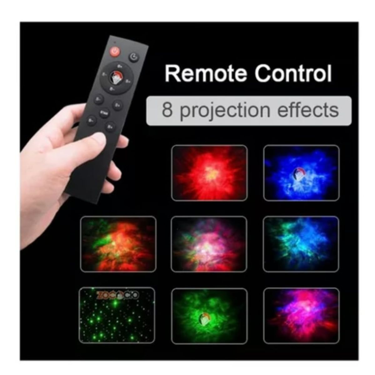 GENERICO - Proyector Astronauta de Galaxia y Estrellas Luces Nocturna con Control