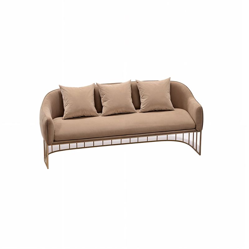 BARAKA HOME - Sofá Luxury Sveti 3 Cuerpos - Beige claro