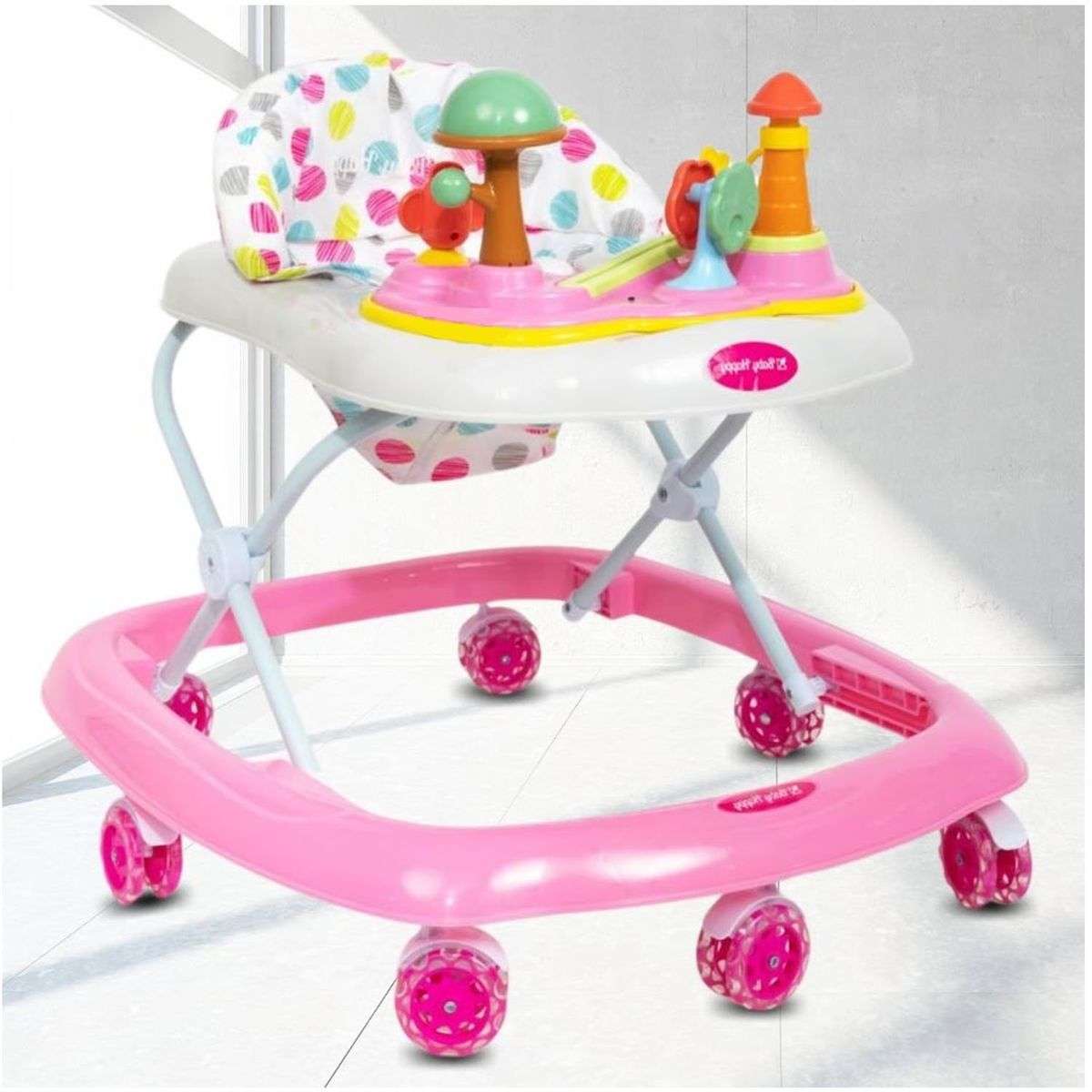 BABY HAPPY - Andador con Tablero Musical «HONGUITO II» Pink