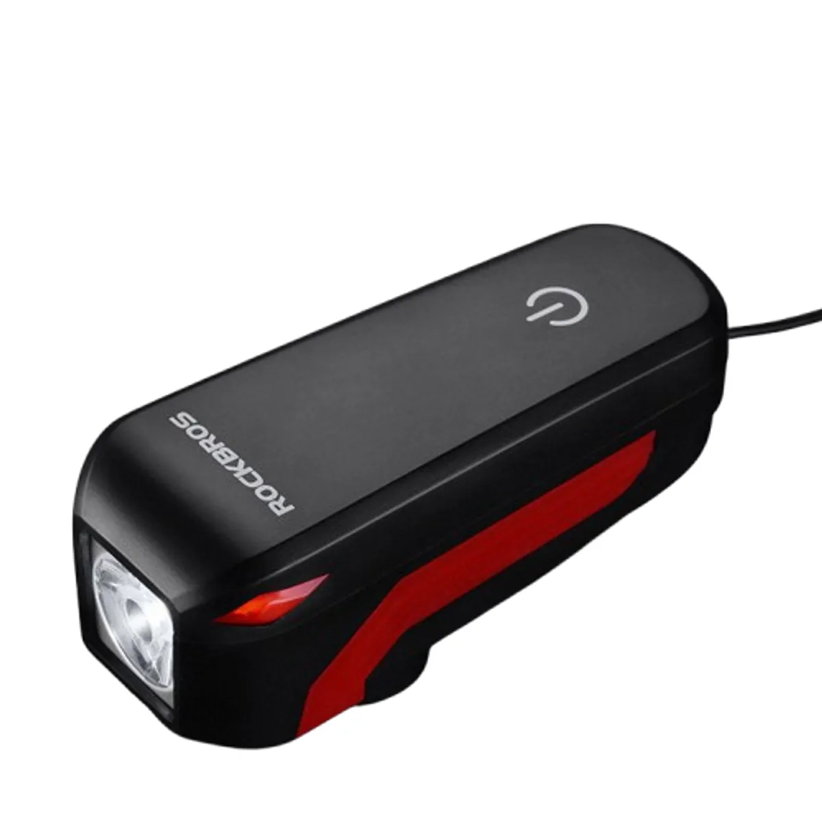 ROCKBROS - Luz Delantera con Timbre 350 Lúmenes para Bicicleta