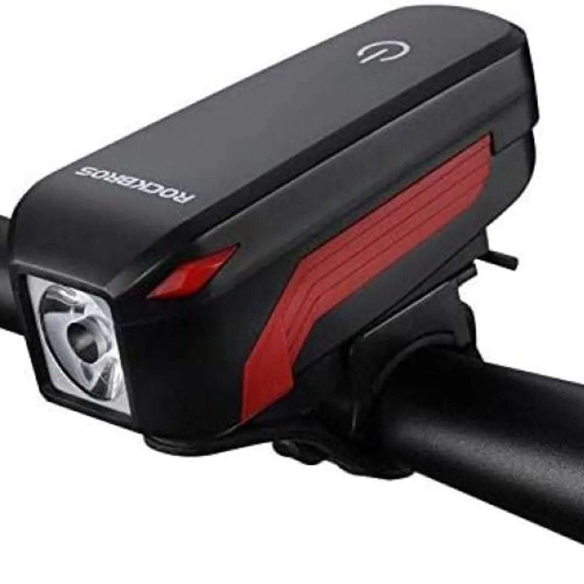 ROCKBROS - Luz Delantera con Timbre 350 Lúmenes para Bicicleta