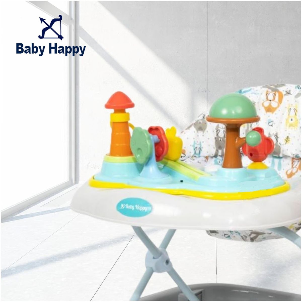 BABY HAPPY - Andador con Tablero Musical «HONGUITO II» Gray