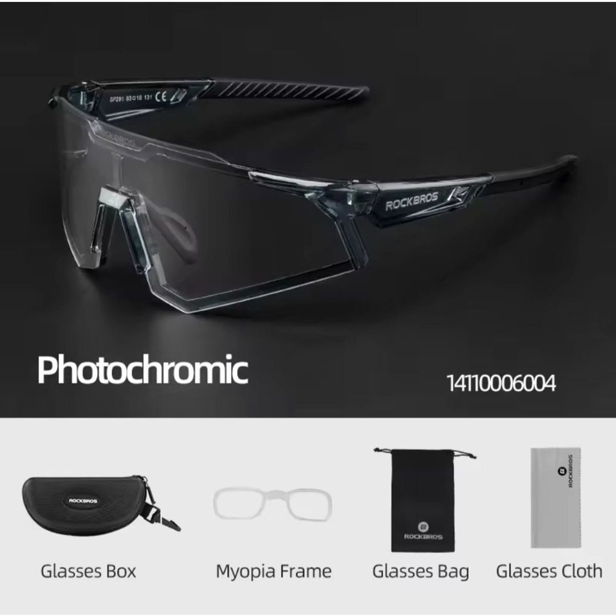 GENERICO - Lentes Fotocromáticas para Ciclismo y Running - UNISEX