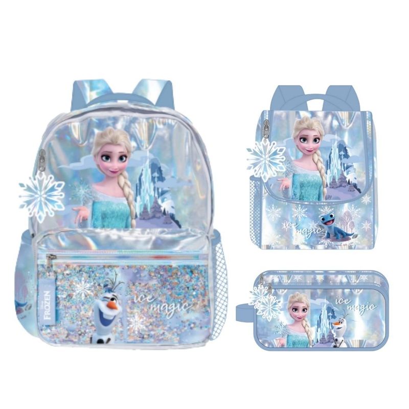 DISNEY - Pack Escolar Mochila Oficio Premium Disney Elsa Olaf