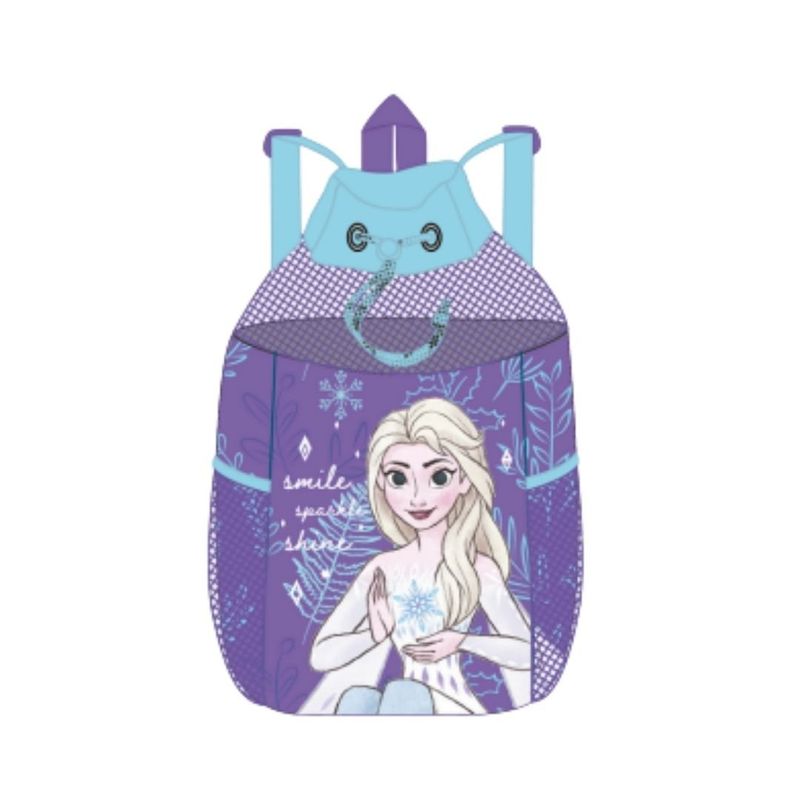 DISNEY - Mochila Playa Niña Elsa Frozen Morada