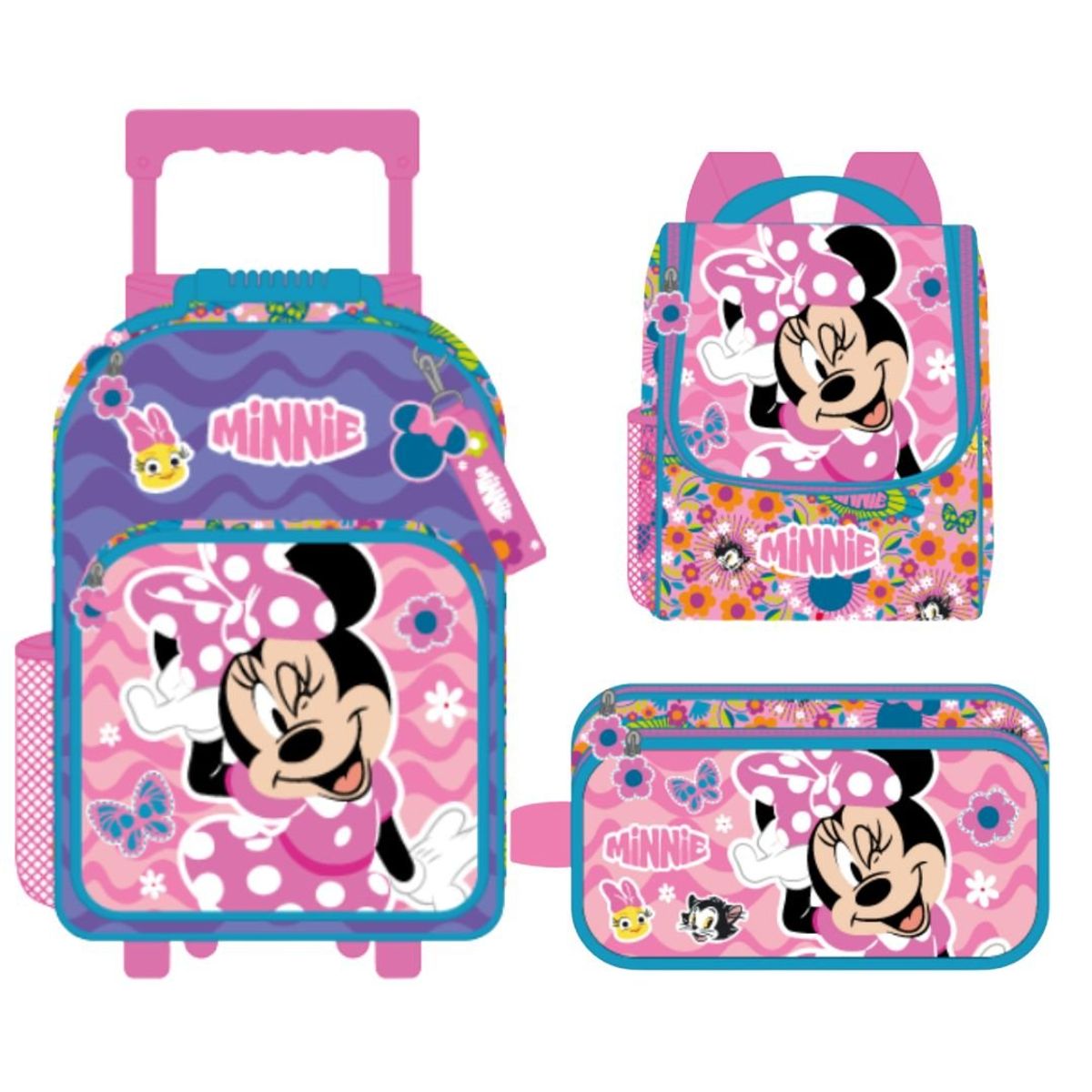 DISNEY - Pack Escolar Maleta Oficio Premium Disney Minnie Mouse Coqueta