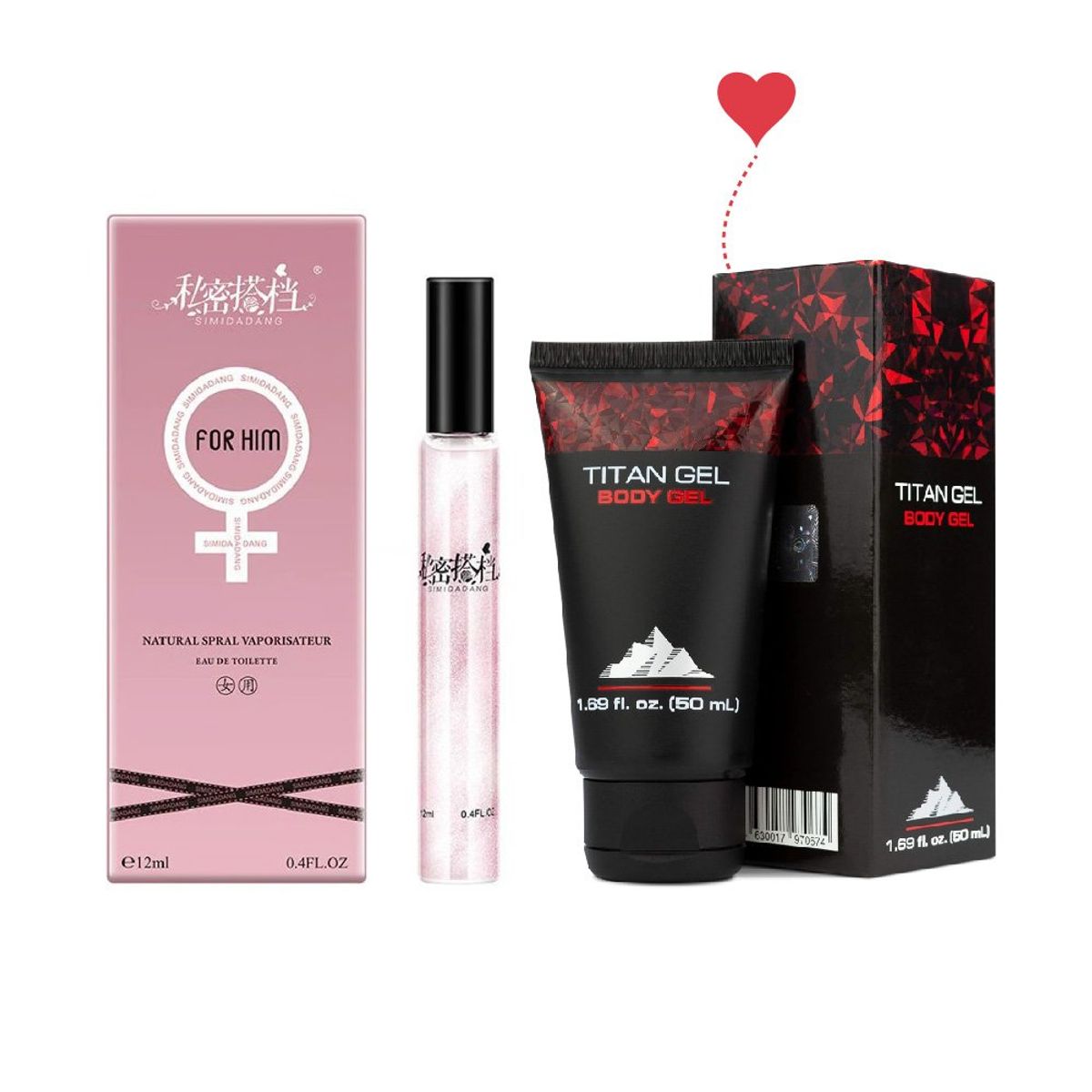 HENDELS GARDEN - Titan Gel Clásico + Perfume de Feromonas Mujer