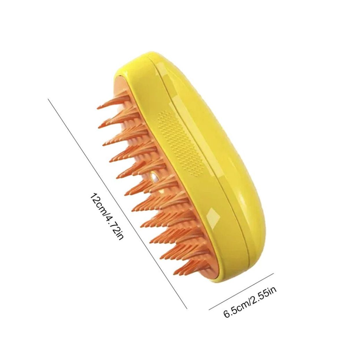 GENERICO - Cepillo para mascotas con Vaporizador - Amarillo