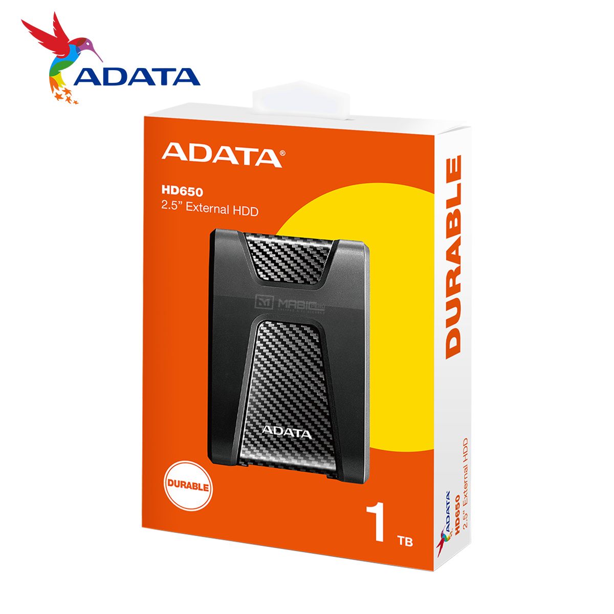 ADATA - Disco Duro Externo Adata HD650 1TB - Negro - Portátil