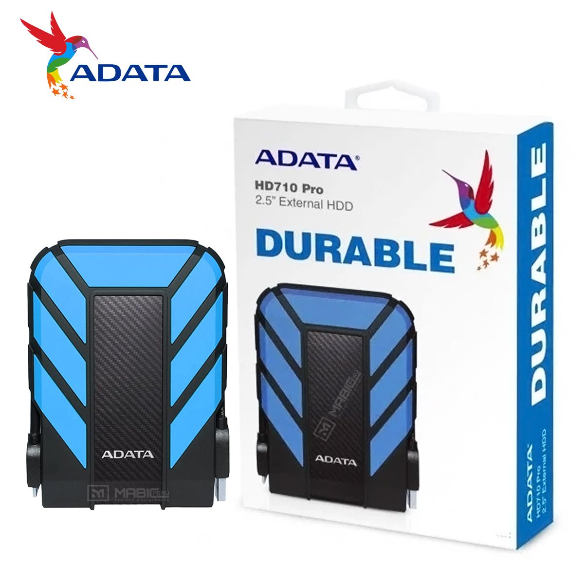 ADATA - Disco Duro Externo Adata HD710P 1TB - Azul - Portátil