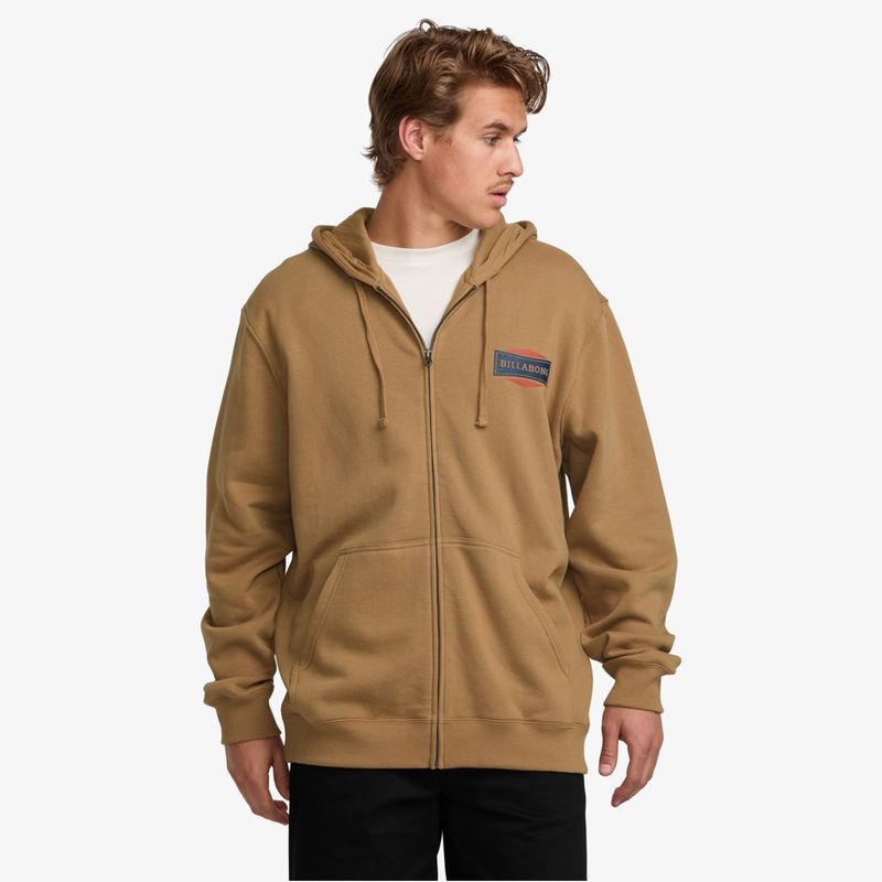 BILLABONG - Polerón Billabong Hombre Short Sands Zip Marrón BILLABONG
