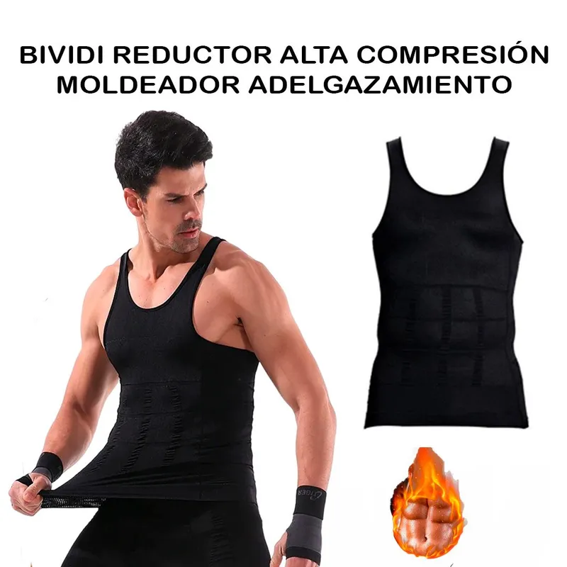 GENERICO - Bividi Reductor Alta Compresion Moldeador Adelgazamiento Color Negro