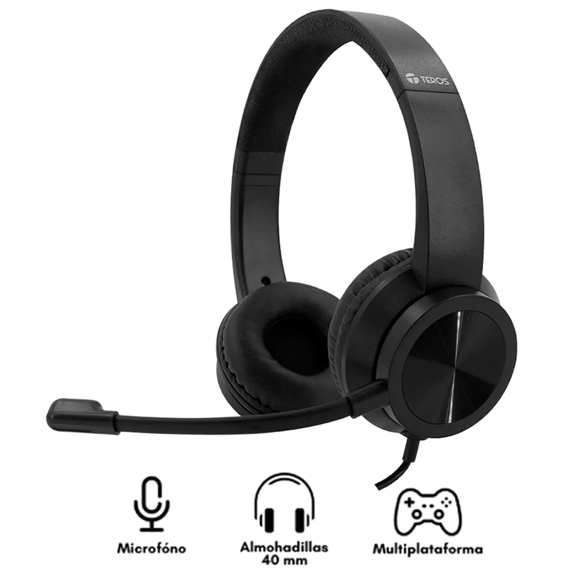 TEROS - Audífono TEROS TE-8037N - NEGRO