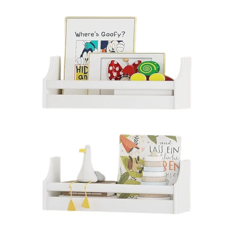 GENERICO - Repisa Flotante x2 unid Daiki Blanco Muebles Gaudi