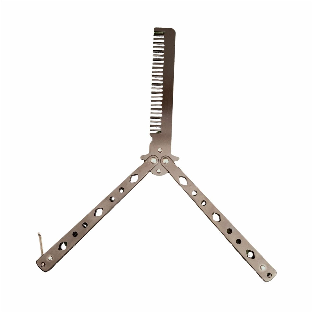 GENERICO - Peine Tipo Mariposa Para Entrenamiento Color Negro