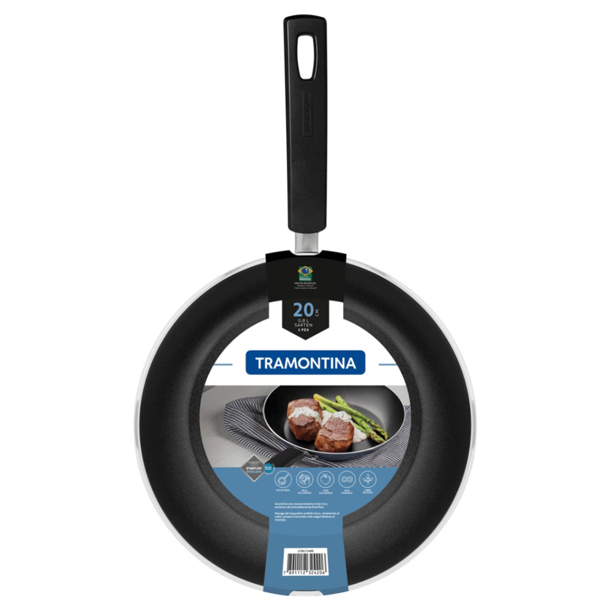 TRAMONTINA - Sartén Tramontina Sicília 24 cm, 1.2 L (2-27817497)