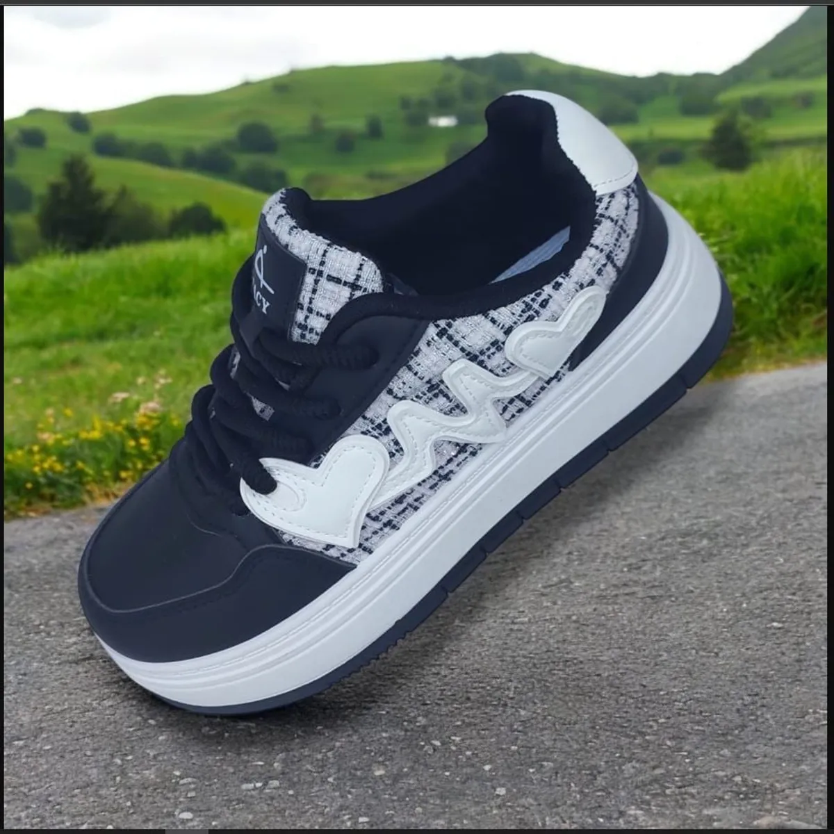 GENERICO - ZAPATILLA PARA DAMA CACY LOVE NEGRO - C51041