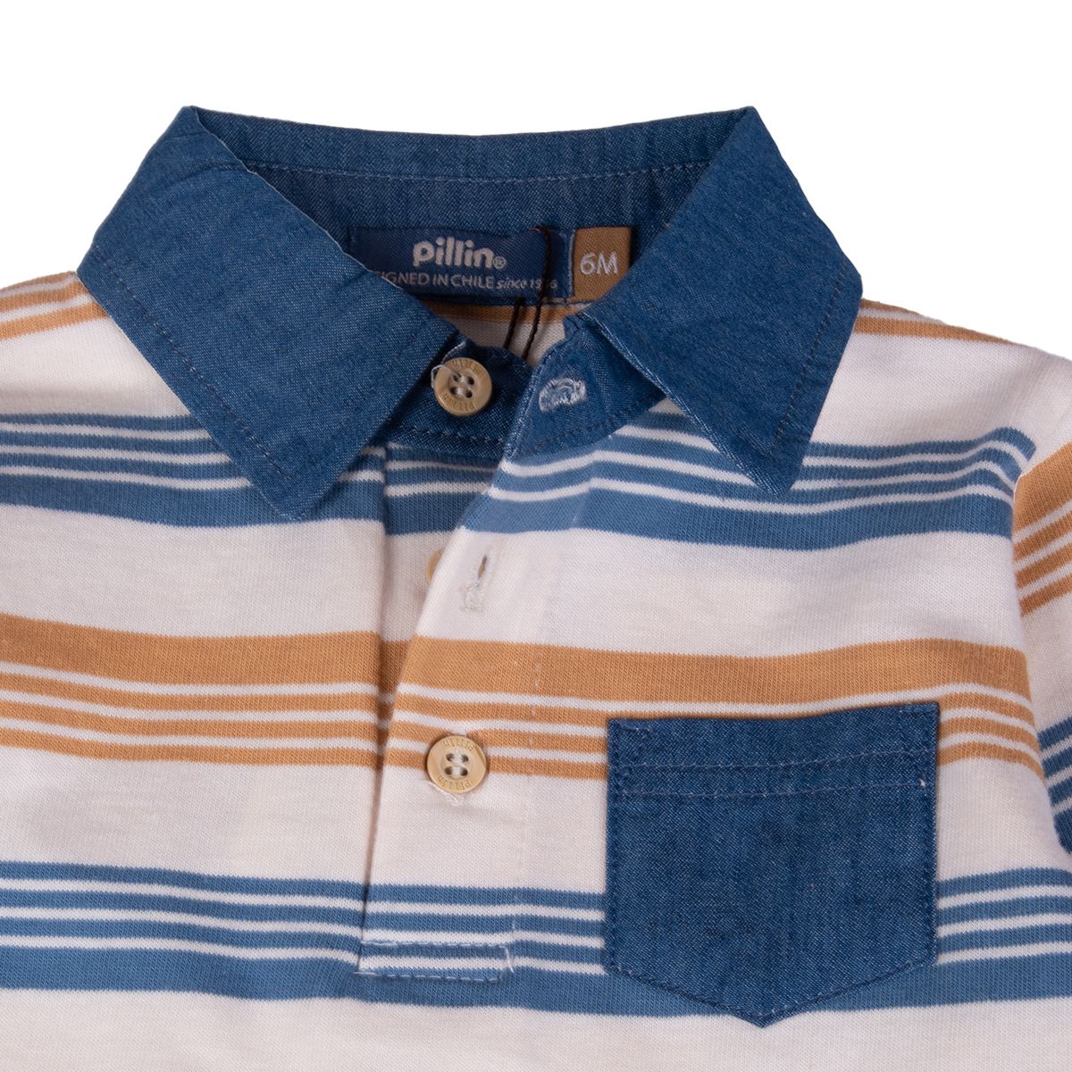 PILLIN - PVB618-25CRU Polo Bebe Niño Pillin