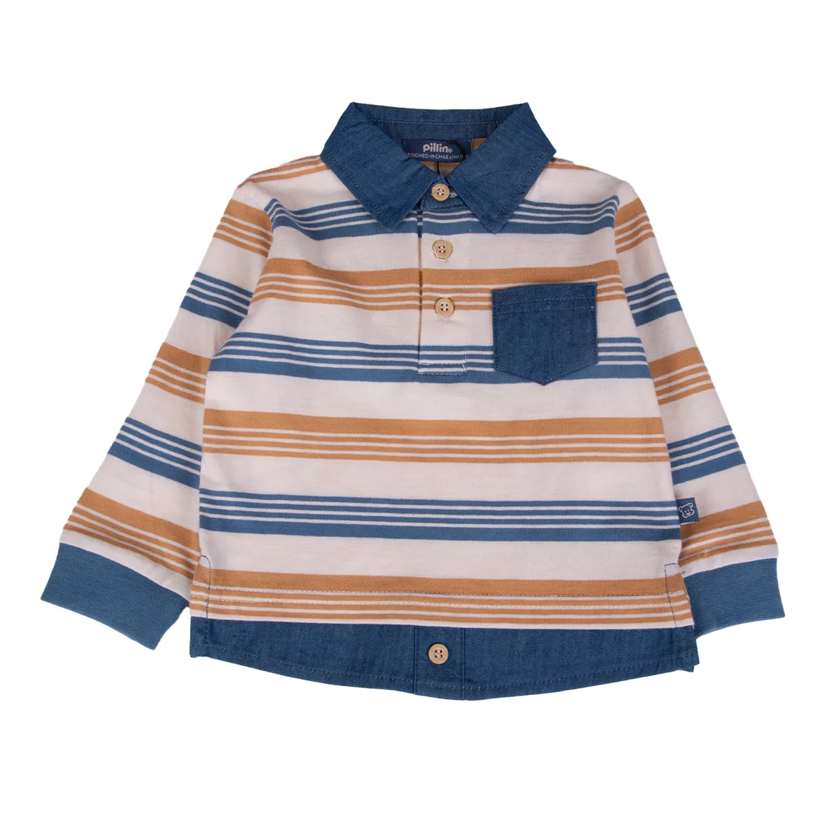 PILLIN - PVB618-25CRU Polo Bebe Niño Pillin