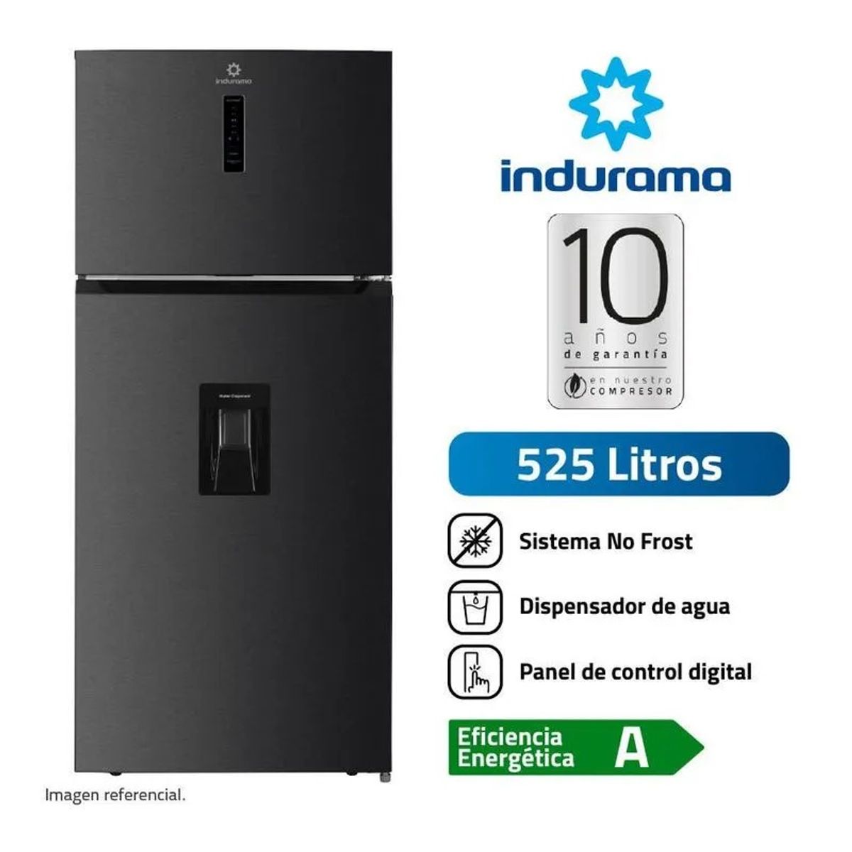INDURAMA - Refrigeradora Indurama 324LT 175W RI 439DI