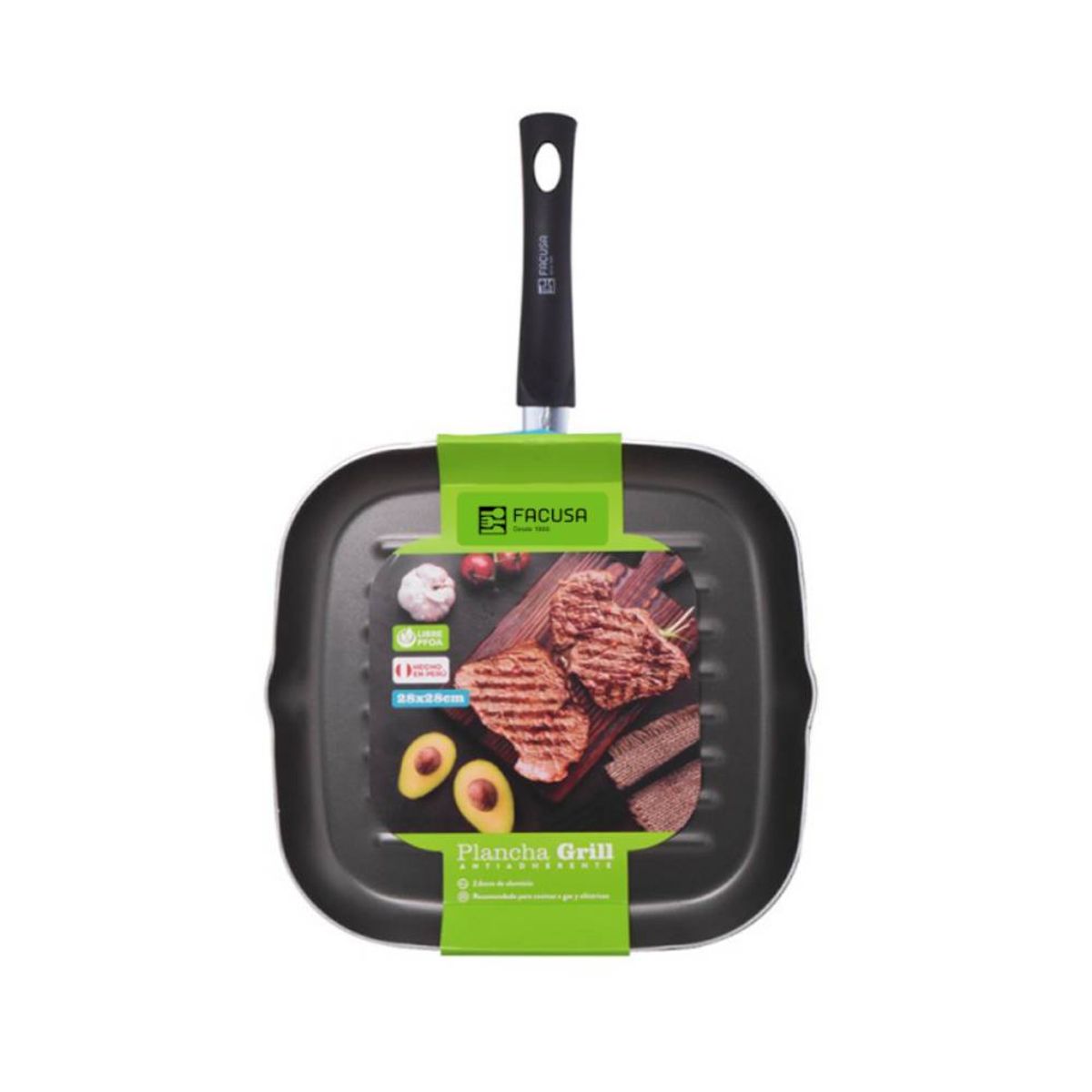 FACUSA - PLANCHA GRILL 28 CMS - Facusa