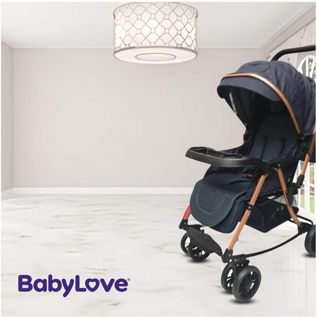EBABY - Coche Mecedora de Lujo «SEULGI» Black