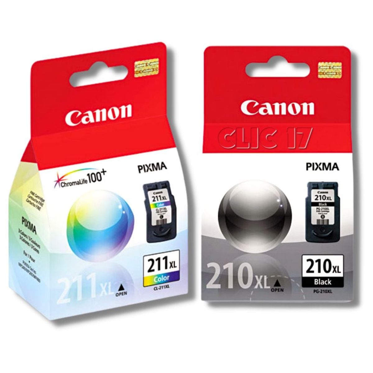 CANON - Kit Tinta Canon 210XL 211XL Negro Tricolor