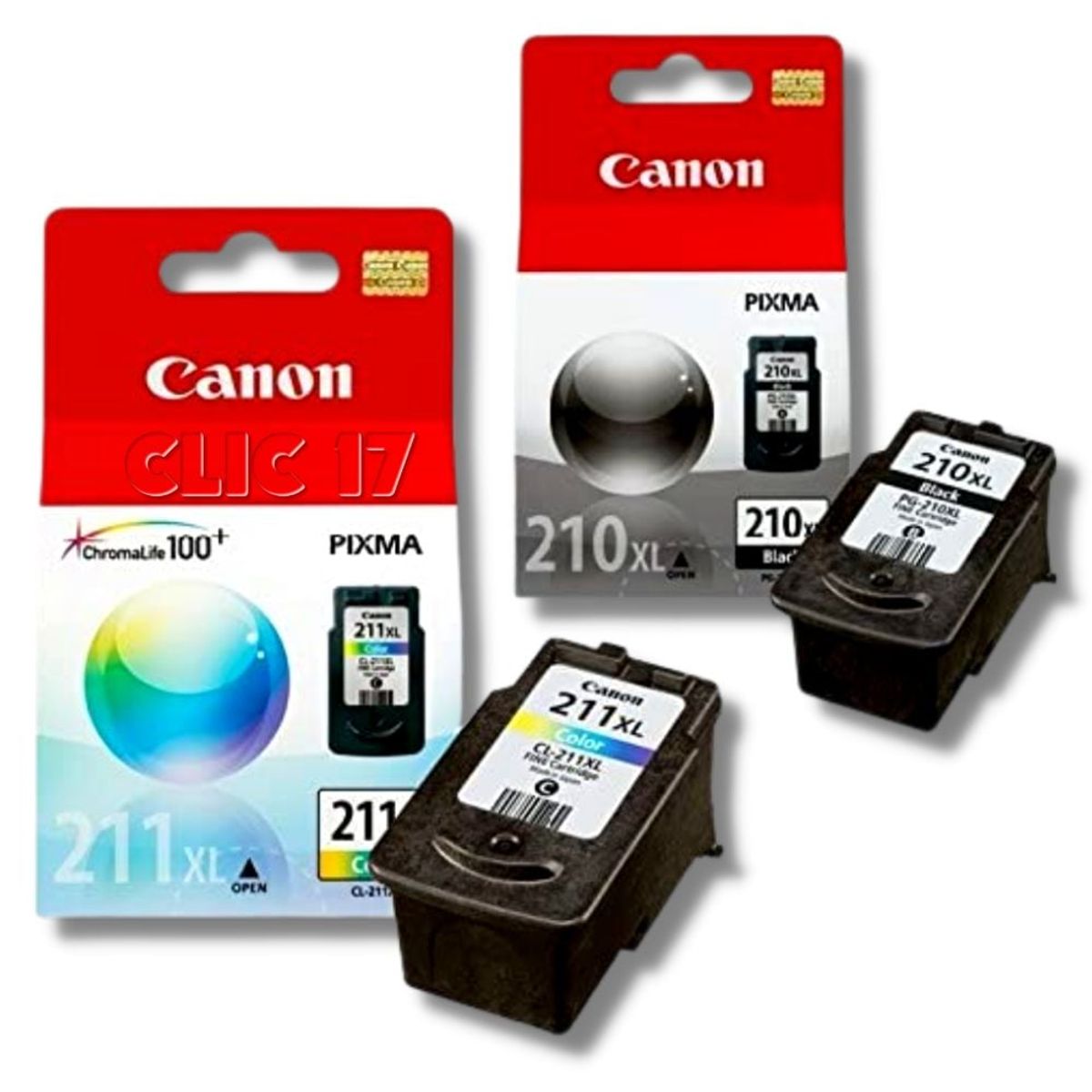 CANON - Kit Tinta Canon 210XL 211XL Negro Tricolor