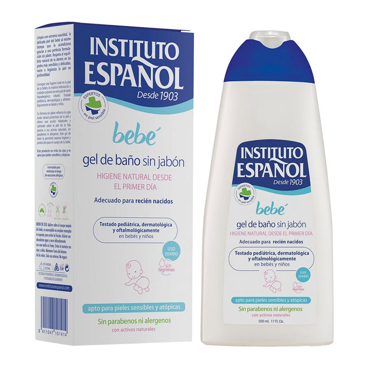  - Instituto Español Bebe Soap-free Bath Gel 500ml