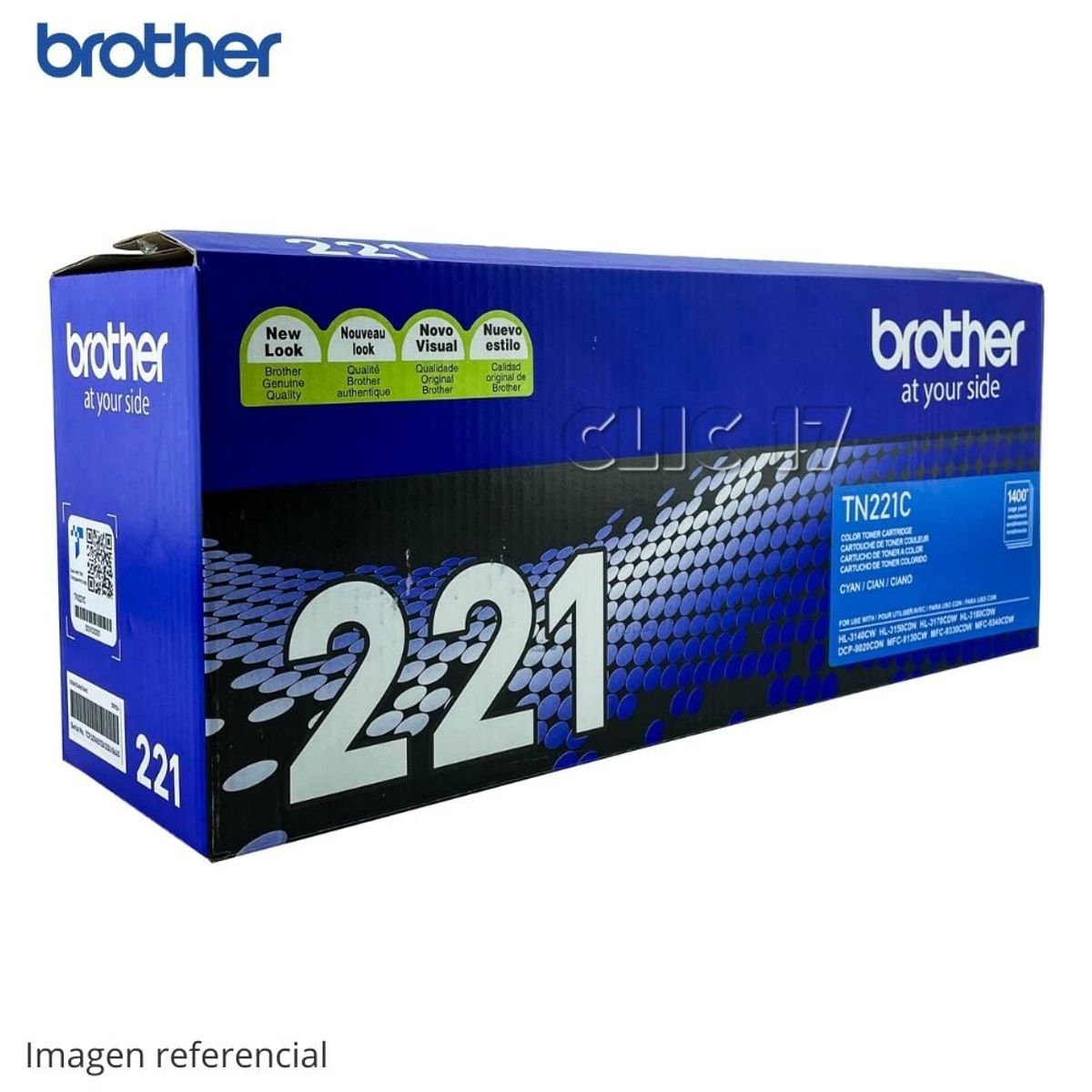 BROTHER - Toner Brother TN-221C Cian HL3150CDN HL3170CDW 1400 PAG