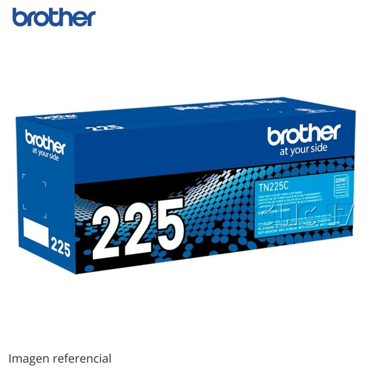 BROTHER - Toner Brother TN-225C Cian HL-3150CDN HL-3170CDW 2200 PAG