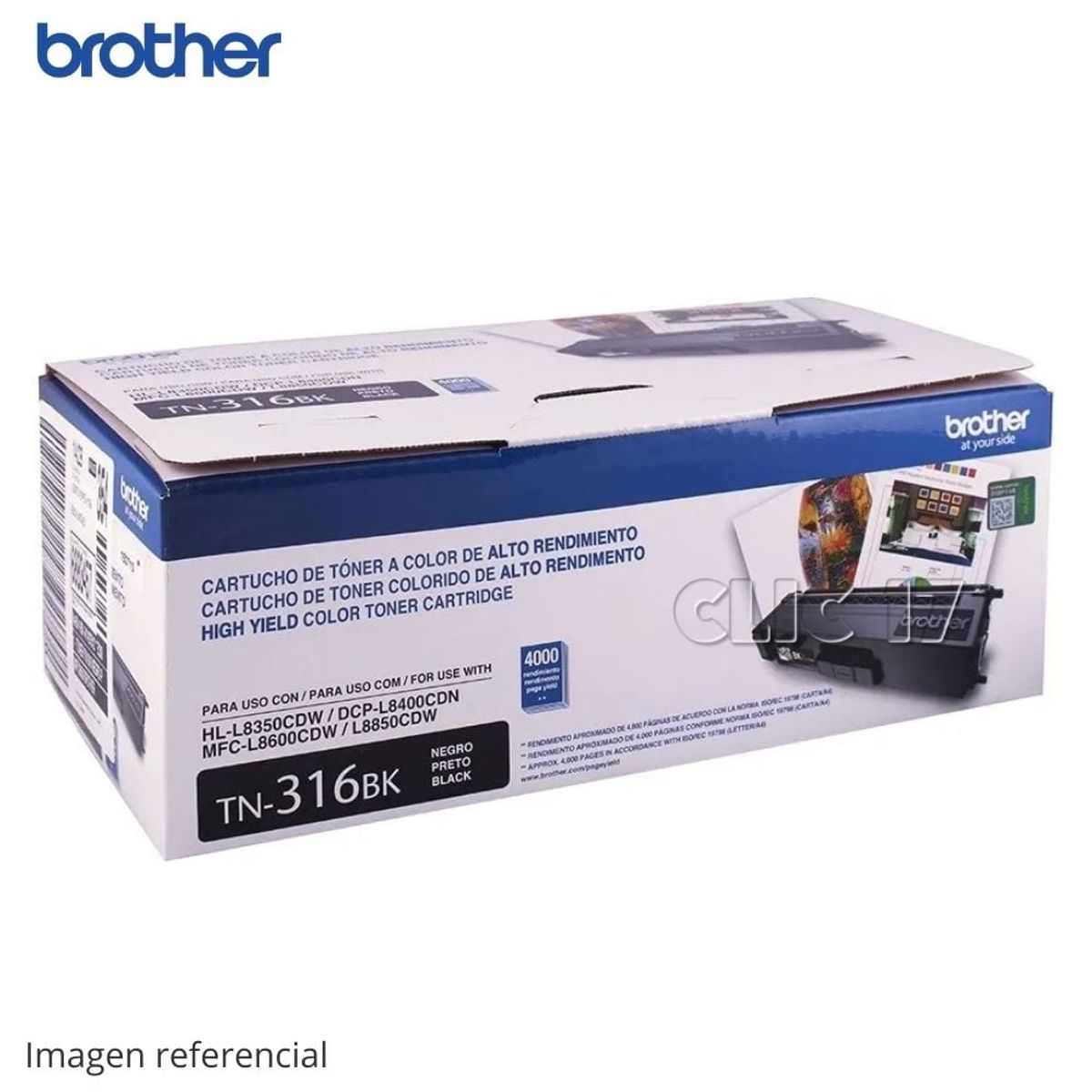BROTHER - Toner Brother TN-316BK HL-L8350 MFC-L8850 4000 PAG Negro