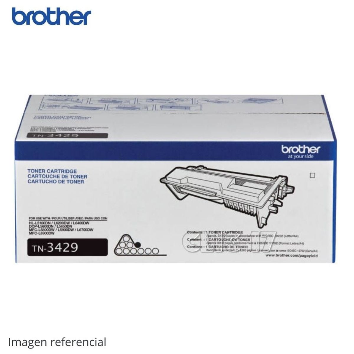 BROTHER - Toner Brother TN-3429 HL-L5100DN 3K PGS