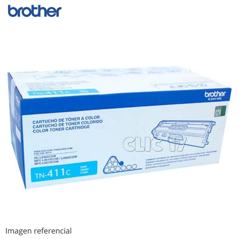 BROTHER - Toner Brother TN-411C Cian MFC-L8900CDW