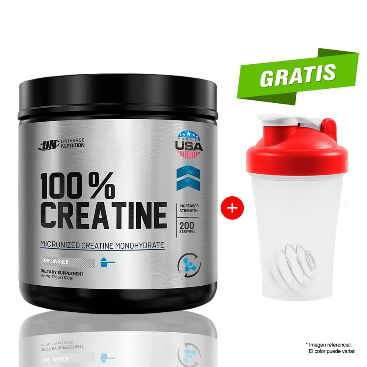 UNIVERSE NUTRITION - UNIVERSE NUTRITION CREATINA MONOHIDRATADA 500 GRAMOS