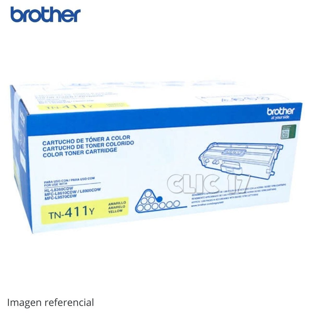BROTHER - Toner Brother TN-411Y Amarillo MFC L8900CDW 1800 PAG