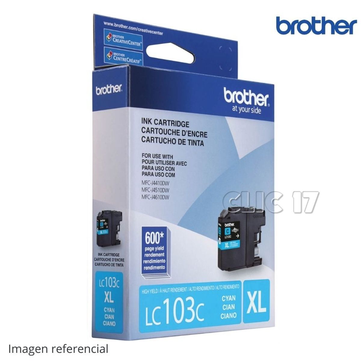 BROTHER - Tinta Brother LC-103C Cian MFC-J4510DW 600 PAG