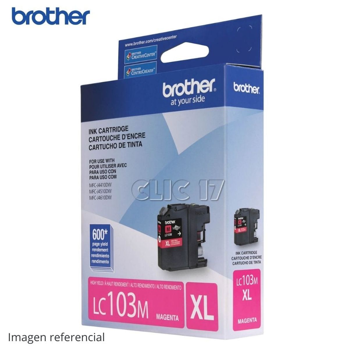 BROTHER - Tinta Brother LC-103M Magenta MFC-J4510DW 600 PAG