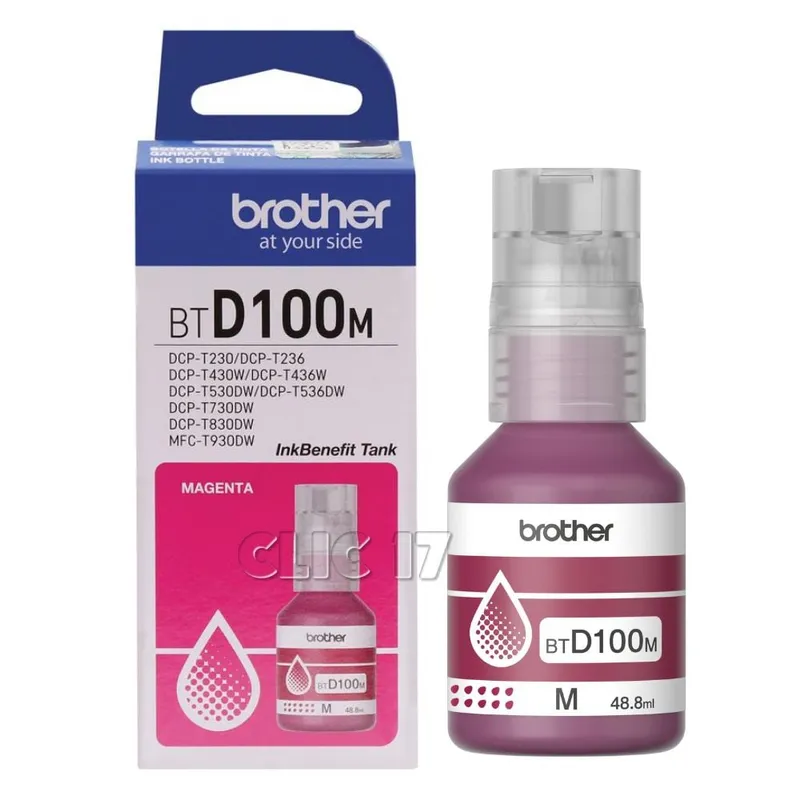 BROTHER - Tinta Brother BTD100M Magenta DCP-T230 430W 436W