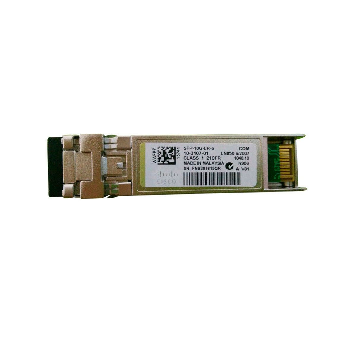 CISCO - TRANSCEPTORES CISCO MODULO 10GBASE-LR-S 10KM PN SFP-10G-LR-S