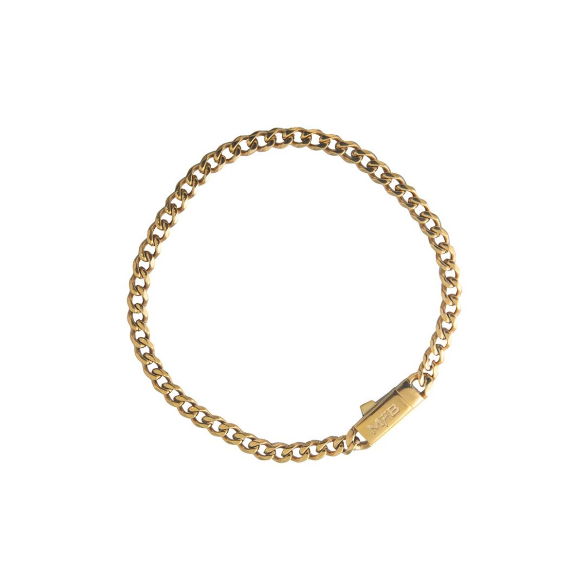 MENS FASHION BOX - Pulsera Micro Lomo Dorado