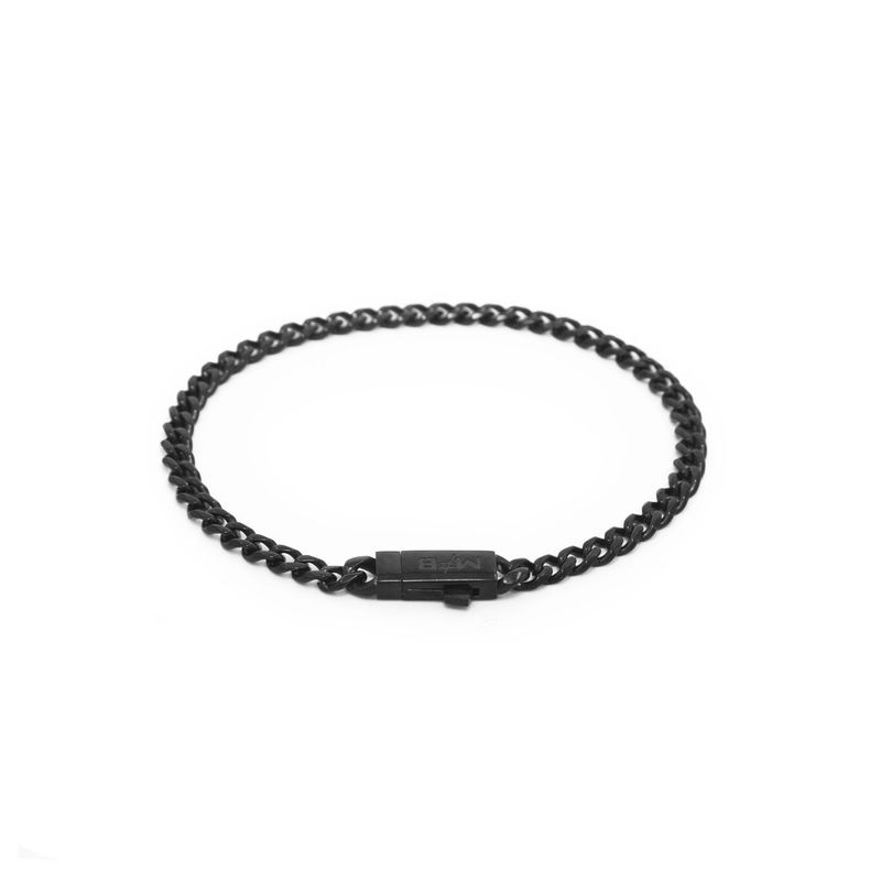 MENS FASHION BOX - Pulsera Micro Lomo Negro