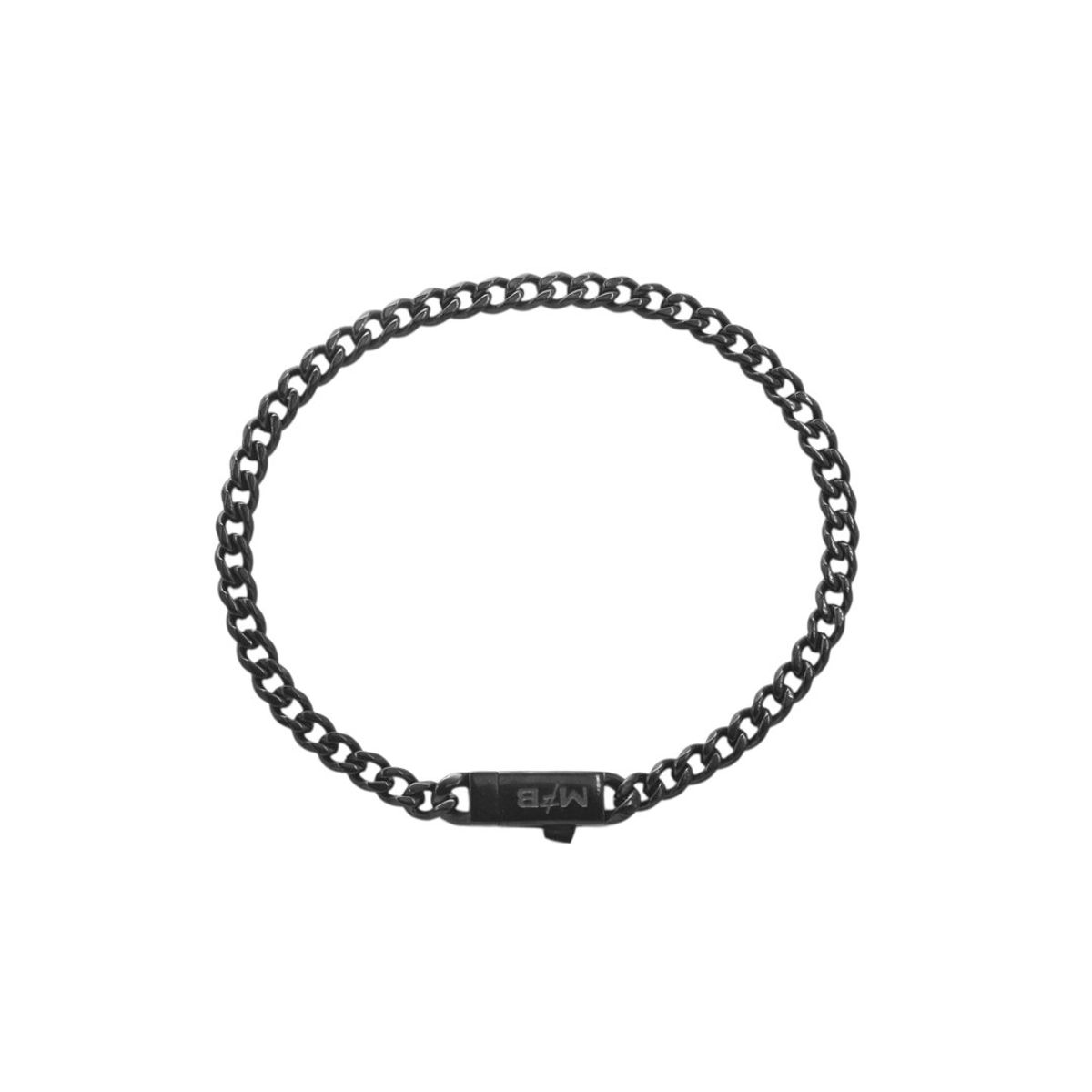 MENS FASHION BOX - Pulsera Micro Lomo Negro