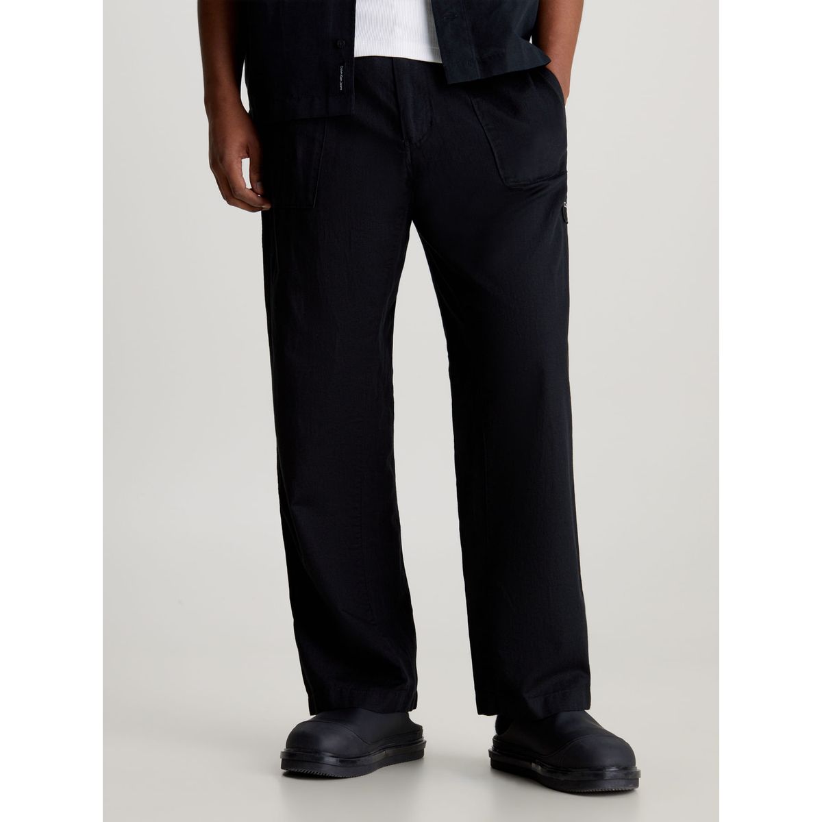 CALVIN KLEIN - PANTALON LINEN PANT