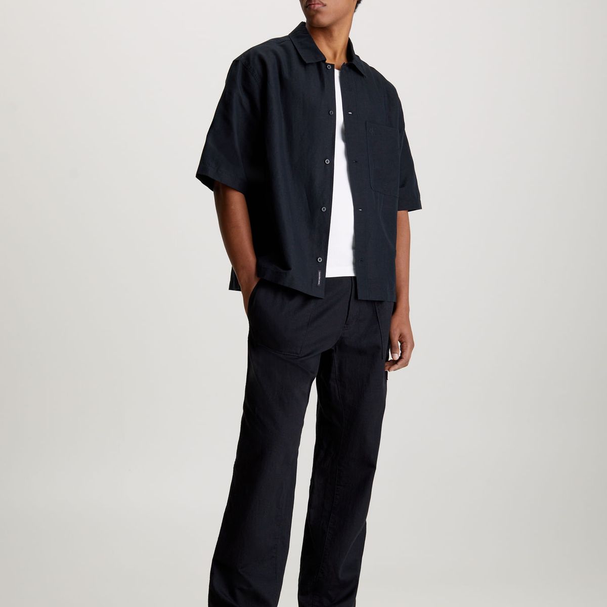 CALVIN KLEIN - PANTALON LINEN PANT