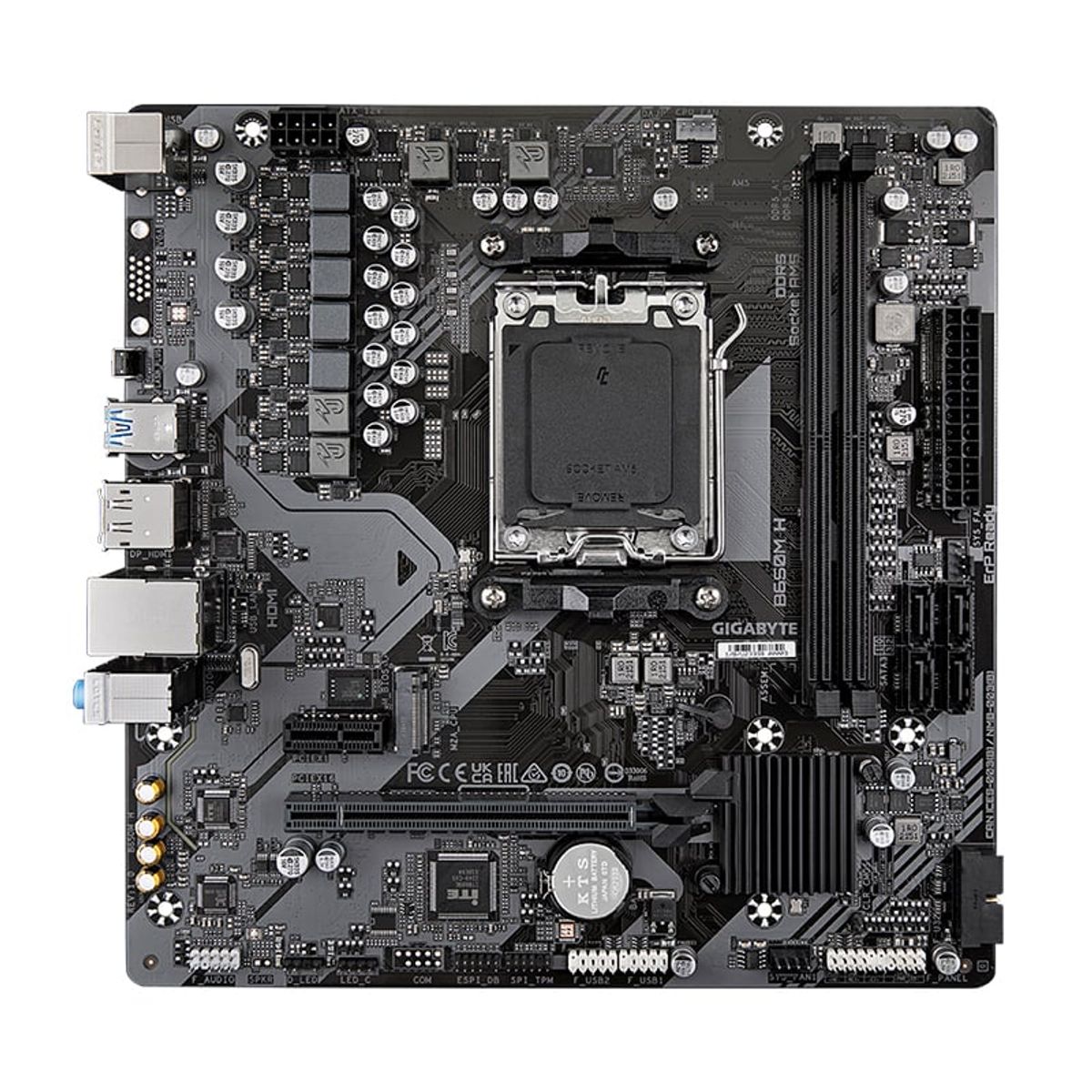 GIGABYTE - Motherboard Gigabyte B650M H AM5 DDR5 HDMI DP HD Audio