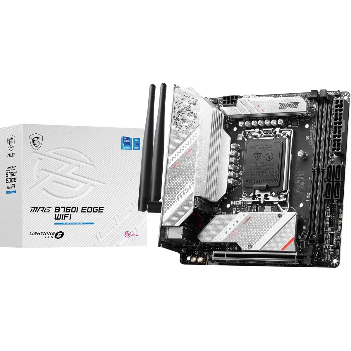 MSI - Motherboard MSI MPG B760I EDGE WIFI Intel B760 LGA1700 mini-ITX