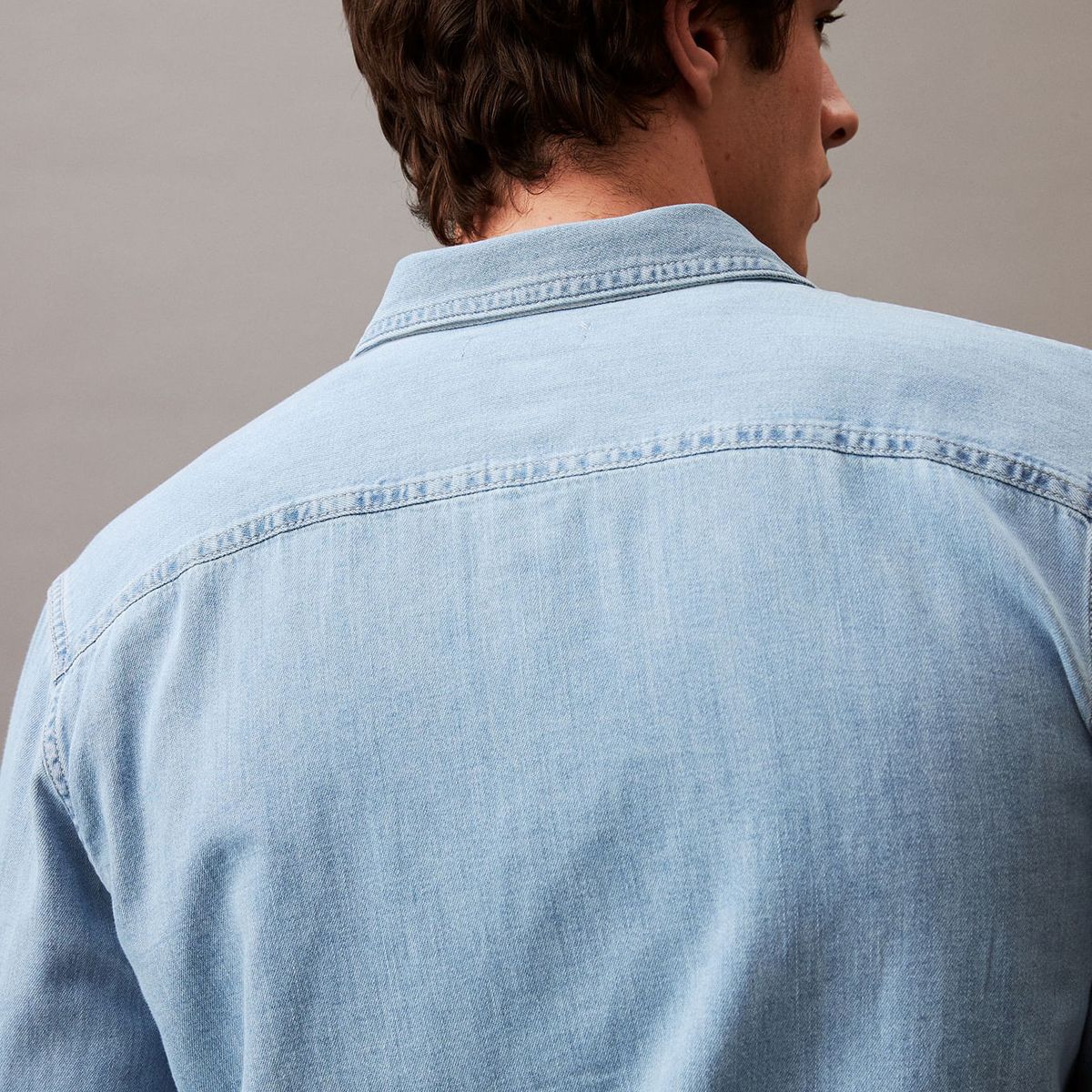 CALVIN KLEIN - CAMISA STEVIE BLUE CLASSIC DENIM SHIR CK