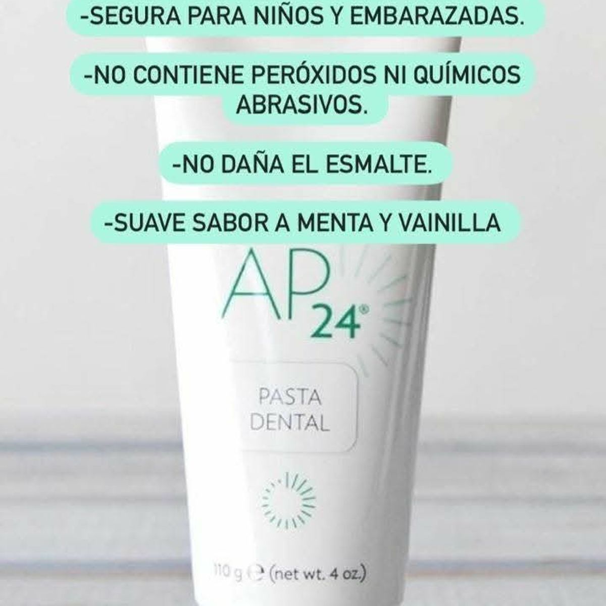 NU SKIN - PASTA DENTAL AP24 BLANQUEADOR - DESMANCHADOR PARA UNA SONRISA DESLUMBRANTE