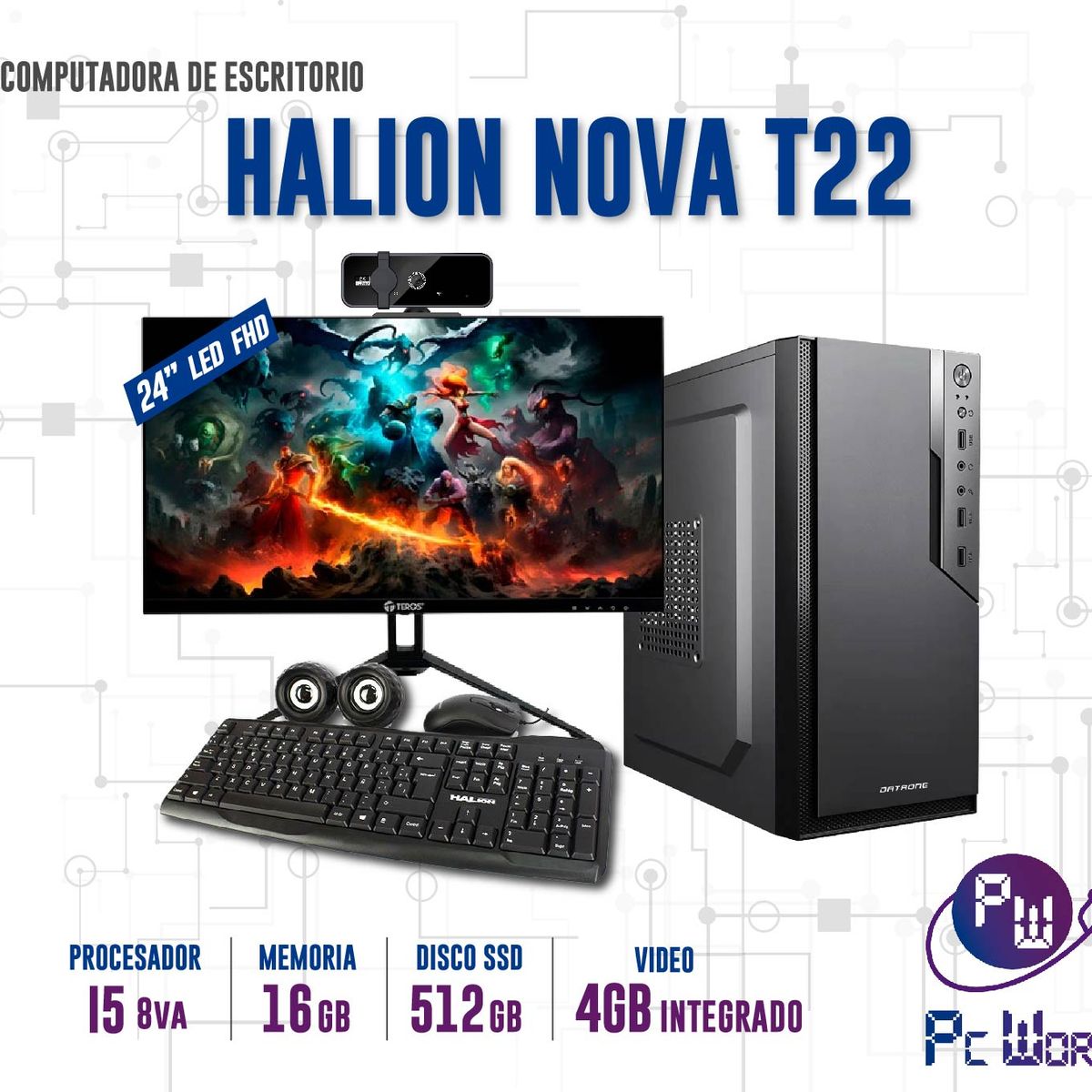 INTEL - Computadora de escritorio Intel core I5